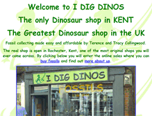 Tablet Screenshot of idigdinos.com